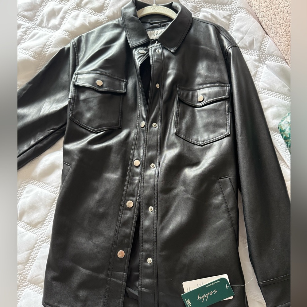 Leather Shacket - Picture 4 of 4